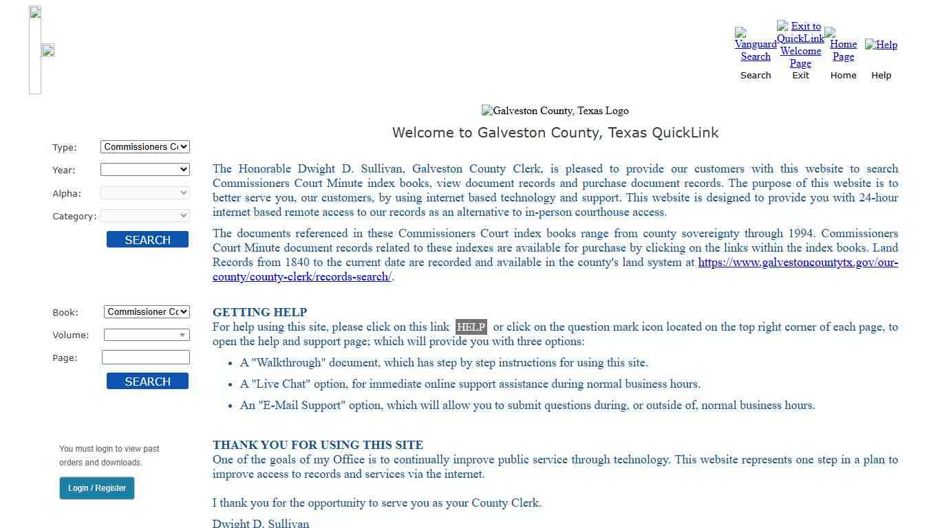 QuickLink - Galveston County, Texas